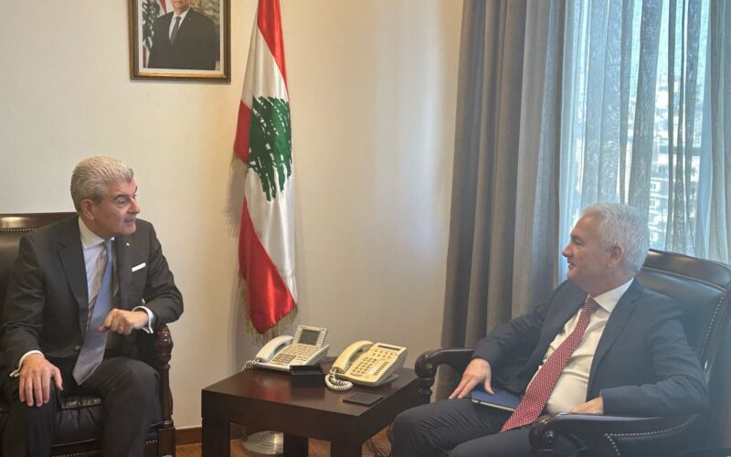 عيسى الخوري يبحث وسفير ايطاليا تعزيز التعاون