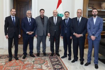 الرئيس عون التقى وفد كتلة الاعتدال الوطني  والنائب عطية نقل عنه تأكيده اجراء الانتخابات البلدية في موعدها