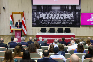 جسر بين العقول والأسواق في الجامعة الأميركية في بيروت: الابتكار والبحث في سبيل لبنان مستدام
