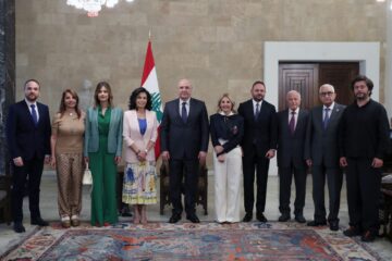 رئيس الجمهورية يلتقي وفد جمعية بيروت ماراثون