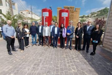 مدير مؤسسة المياه افتتح محطة الضخ في بلدة لحفد برعاية المطران عون