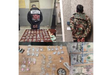مفرزة استقصاء شرطة بيروت توقف شخصَين بجرم مخدّرات وتضبط كميّة منها.